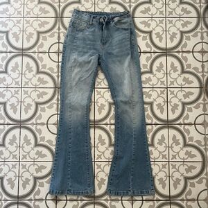 Women's Blue Flared Jeans
